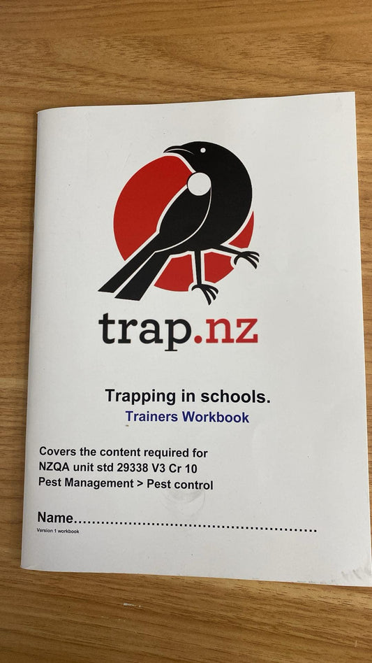 trap.nz for  schools trainers workbook